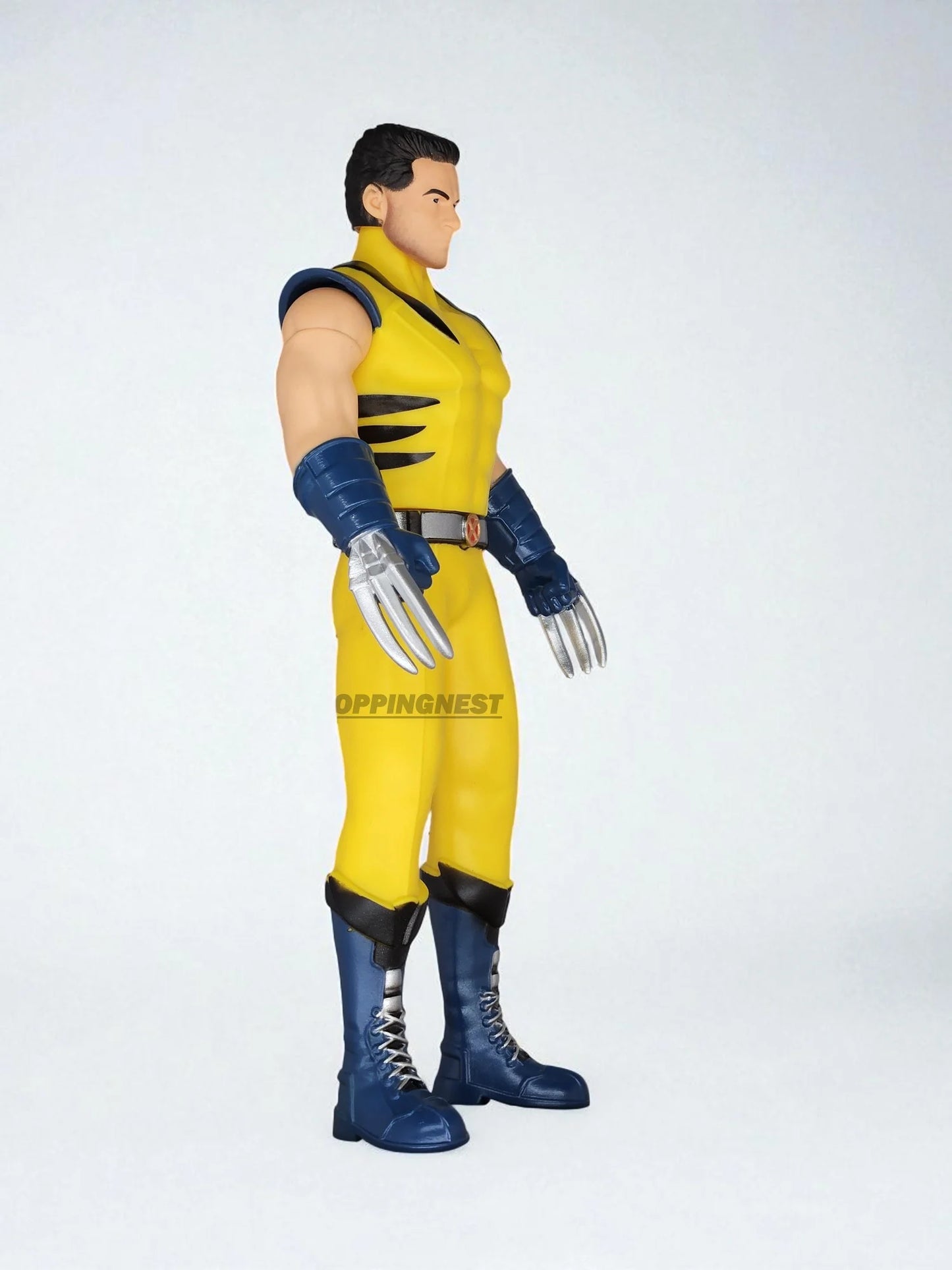 Wolverine-Inspired 9 Inch (23CM) Action Figure – Human Face Version | Soft PVC | Movable Joints | Superhero Collectible Toy