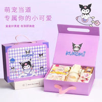 Kuromi Pikachu Premium Gift Box Set (2 PCS) – Cute Kawaii Snack Hamper | 24×24×10 cm & 21×21×9 cm Storage Boxes