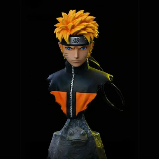 Naruto Uzumaki Anime Bust Statue – Premium Resin Collectible Figure | Naruto Shippuden Display Model for Anime Fans