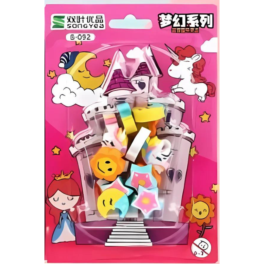 Unicorn Eraser Set