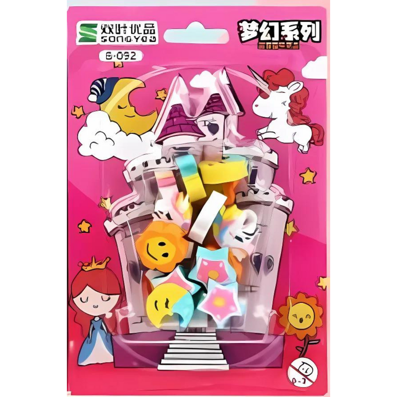 Unicorn Eraser Set