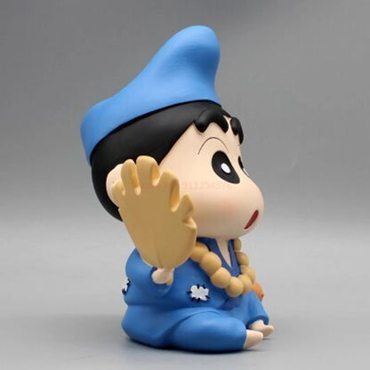 Crayon Shin-chan Monk PVC Action Figure – 13.5cm Anime Collectible Statue | Cute Shin Chan Decorative Toy, Desk Decor & Gift for Kids and Collectors