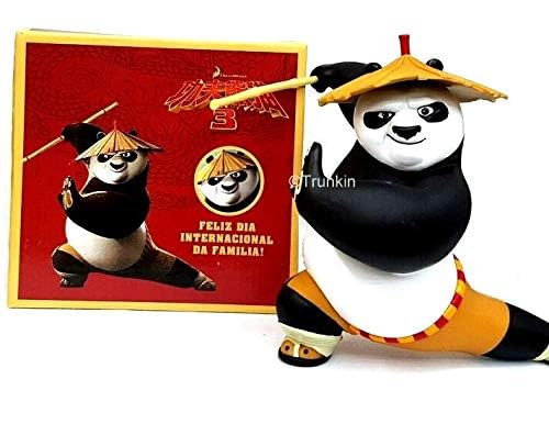Kung Fu Panda Po Action Figure – Martial Arts Panda Warrior Collectible Toy | Cute Anime Panda Figurine for Desk Decor, Gifts & Collectors