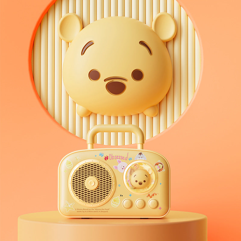 New C-270 Bluetooth Speaker Portable Space Capsule Cartoon Bluetooth Small Speaker Multi-function TF Card U Disk