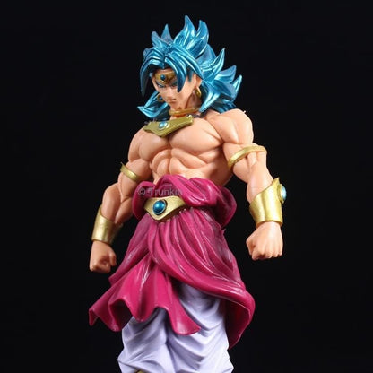20cm Dragon Ball Super Broly Action Figure | Super Saiyan Blue Broly Anime PVC Collectible Statue | Dragon Ball Z DBZ Figurine for Kids, Collectors & Gifts