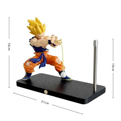 Dragon Ball Z LED Figure Base Stand – Premium Display Stand for Goku Action Figures | Anime Light-Up Showcase Platform