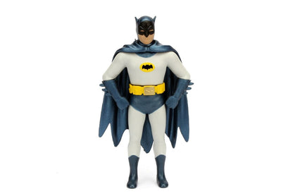 Jada Toys DC Comics Batman Classic TV Series Batmobile with Batman Figure Diecast Collection Set B 1:32 Scale | Official Licensed Metal Model Car & Collectible Action Figure