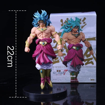 20cm Dragon Ball Super Broly Action Figure | Super Saiyan Blue Broly Anime PVC Collectible Statue | Dragon Ball Z DBZ Figurine for Kids, Collectors & Gifts