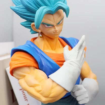 32cm Vegito Action Figure | Dragon Ball Z Super Saiyan Blue, Super Saiyan & Base Form Anime PVC Collectible Statue | Premium DBZ Display Model (1 Piece)