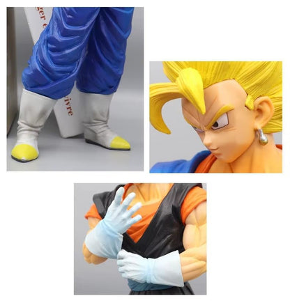 32cm Vegito Action Figure | Dragon Ball Z Super Saiyan Blue, Super Saiyan & Base Form Anime PVC Collectible Statue | Premium DBZ Display Model (1 Piece)
