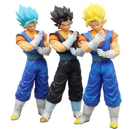 32cm Vegito Action Figure | Dragon Ball Z Super Saiyan Blue, Super Saiyan & Base Form Anime PVC Collectible Statue | Premium DBZ Display Model (1 Piece)