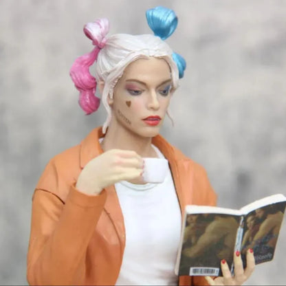 Harley Quinn Prison Cell Resin Statue | Premium DC Supervillain Collectible Figure with Jail Bench Diorama | Luxury Display Model for Home & Office Decor