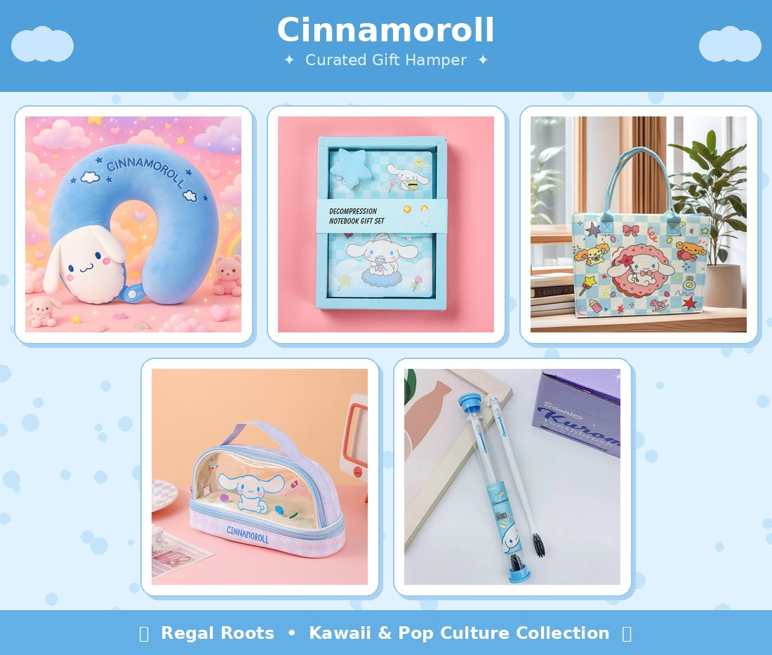 Cinnamoroll Premium Daily Essentials 5-in-1 Kawaii Gift Hamper Set