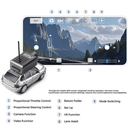 WiFi Camera RC Car with Live Video Streaming | Spy Remote Control Car with HD Camera, Mobile App Control & Rechargeable Battery