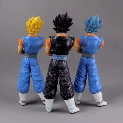 32cm Vegito Action Figure | Dragon Ball Z Super Saiyan Blue, Super Saiyan & Base Form Anime PVC Collectible Statue | Premium DBZ Display Model (1 Piece)