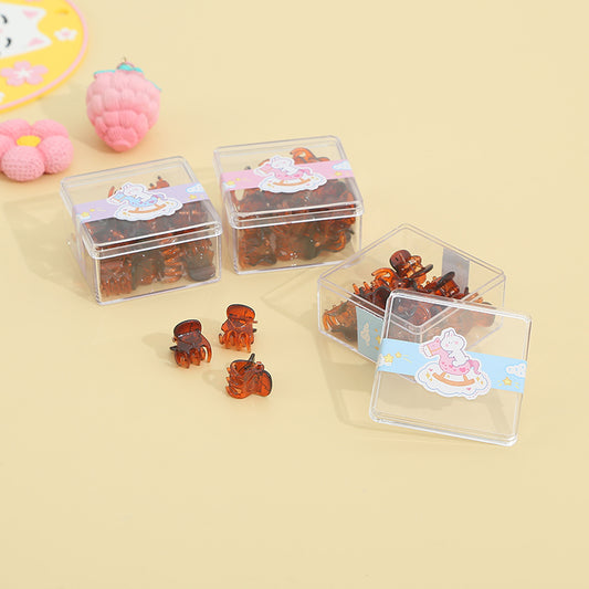 Popular Square Box Claw Clips 16Pcs