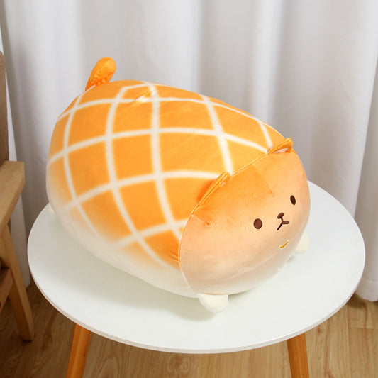 Pineapple Shiba Inu Throw Pillow(Yellow)