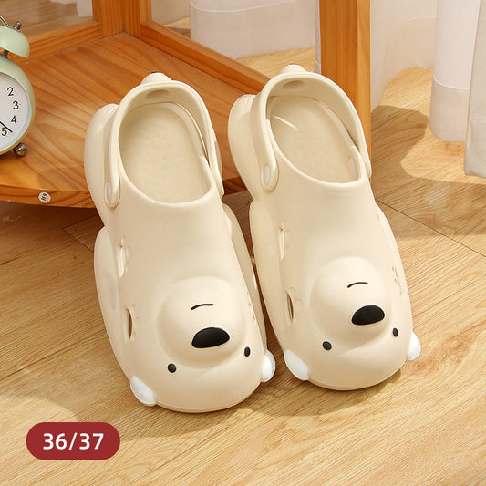 Bear Sandals for Ladies(Beige)(36/37)