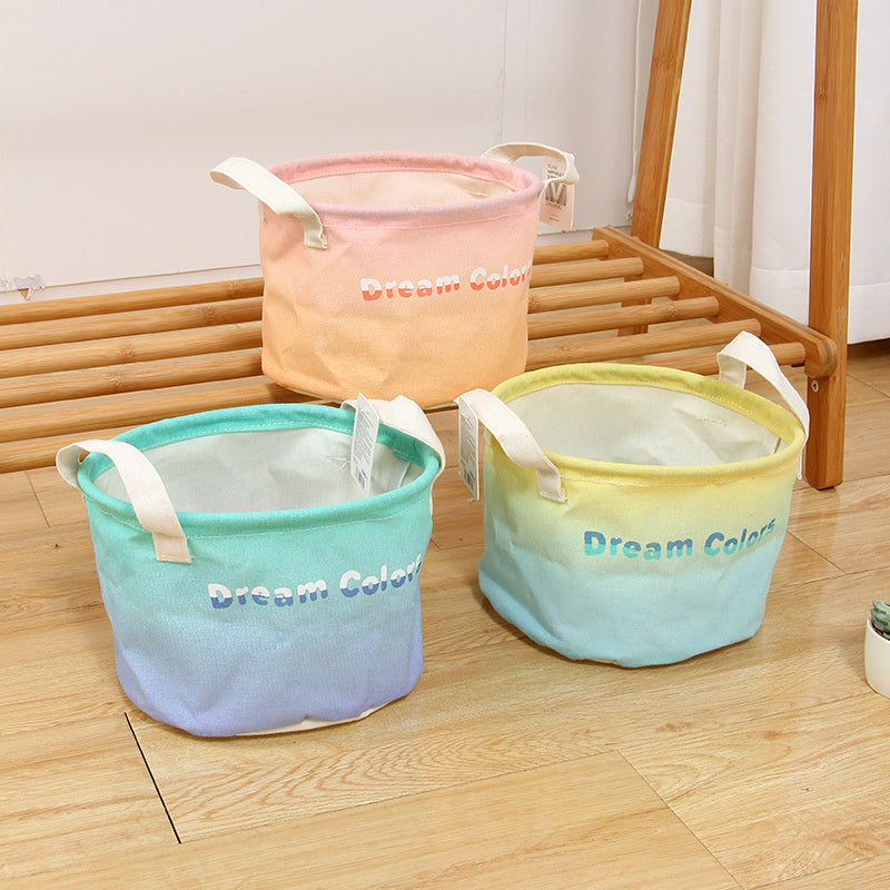Tie-dye Series Small Fabric Storage Bucket