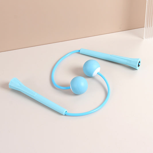 Pen Holder Handle  Cordless Jump Rope (Blue)