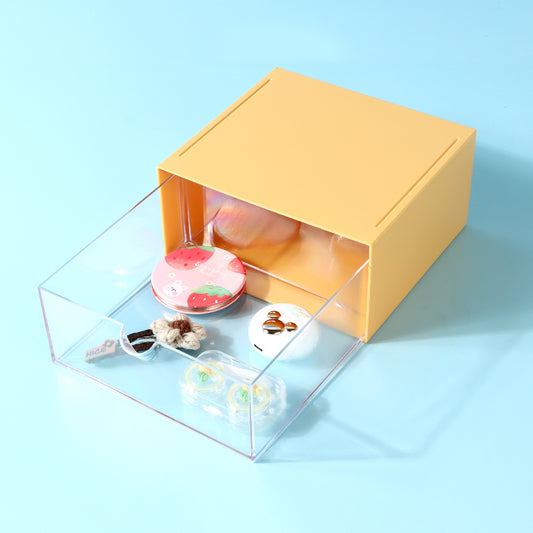 Plastic Drawer Storage Container (Orange)