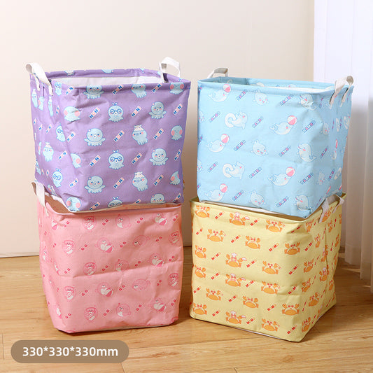 Seaworld Large Square Fabric Storage Bucket