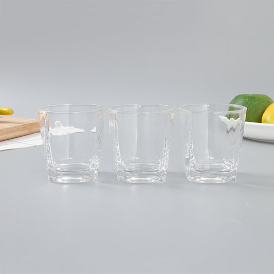 Square Drinking Glass (Set of 3)