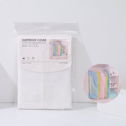 Non-Woven Fabric Dustproof Cover for Clothes (2 Count)(White)