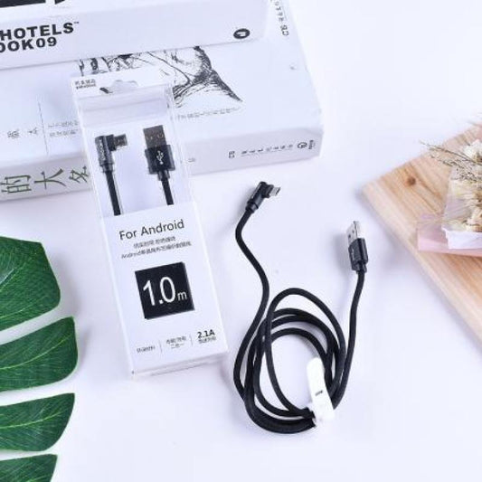 Android Fabric Woven USB Cable (Black)