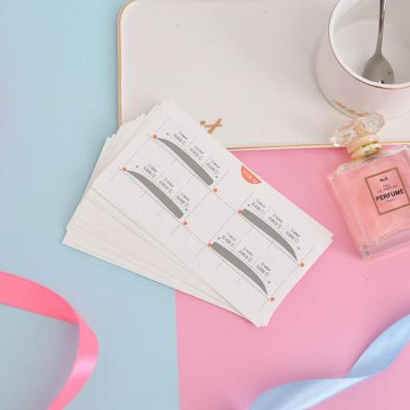 Eyebrow Drawing Stencil Card(32 Pairs)