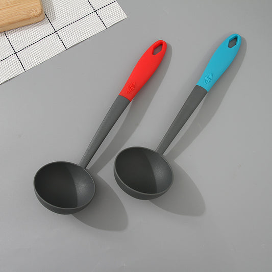 Nylon Ladle for Non-Stick Pan (Red/Blue)