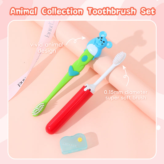Animal Collection Toothbrush Set (Mouse)