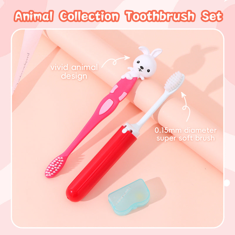 Animal Collection Toothbrush Set (Rabbit)