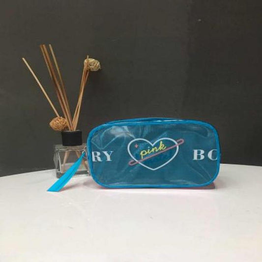 Trendy Vogue Rectangular Cosmetic Bag (Blue)