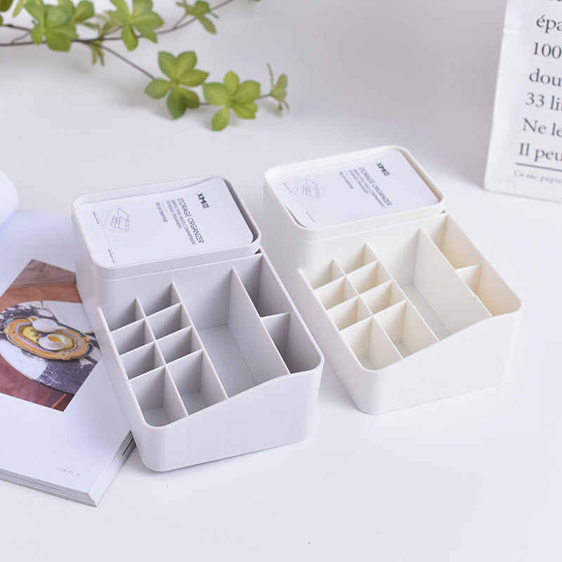 Simple Style Multi-Compartment Storage Organizer