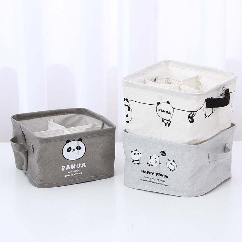 Lovely Panda Storage Box - 4 Compartments – Kawaii Store
