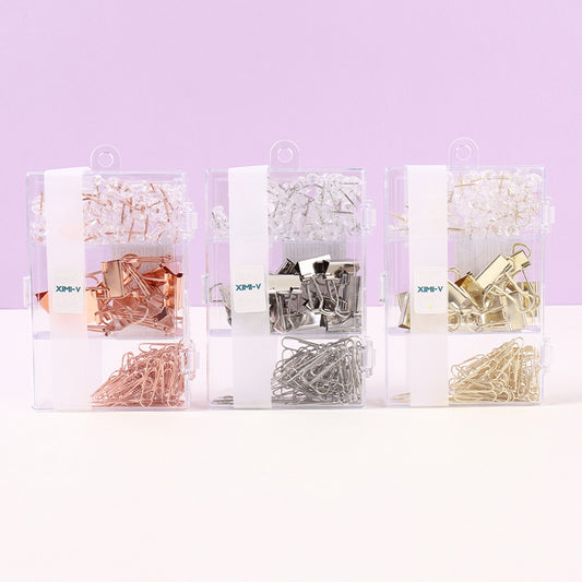 Simple Metal Office Stationery Set