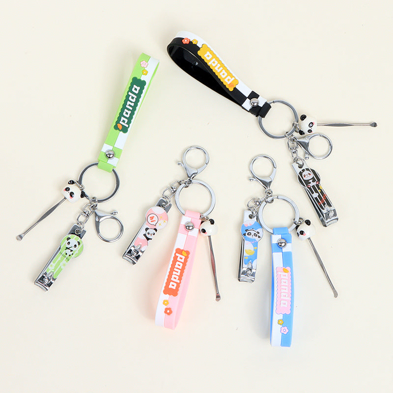 Panda Nail Clippers Keychain (A)