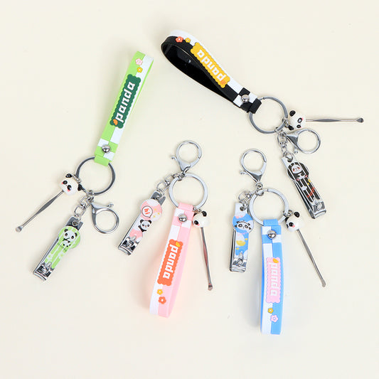 Panda Nail Clippers Keychain (A)