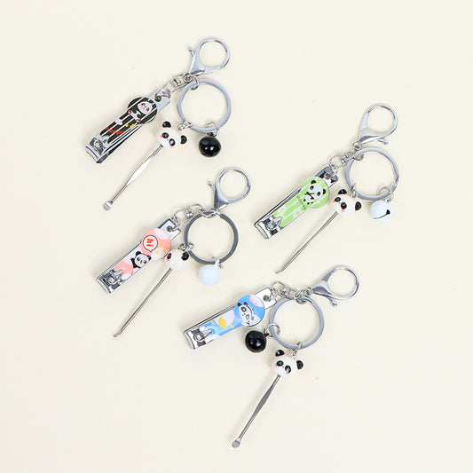 Panda Nail Clippers Keychain (B)