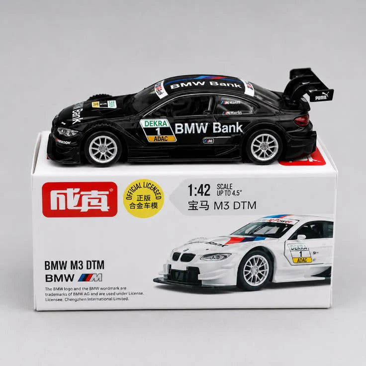 BMW M3 DTM Racing Car Official Licensed 1:42 Scale Die Cast Model Car | BMW M Motorsport Collectible Toy Car | Metal Diecast Car for Kids & Collectors