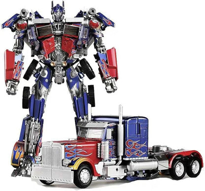 BMB HMK-07 Titan Prime Robot Figure – Premium Metal Alloy Transforming Semi Truck Action Figure | Collectible Mecha Model Toy (28cm)