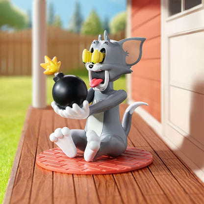 Tom & Jerry Poor Tom Blind Box Series – Cute Cartoon Collectible Figurines | Surprise Mystery Box Toys for Kids & Adults | Kawaii Desk Decoration Gifts