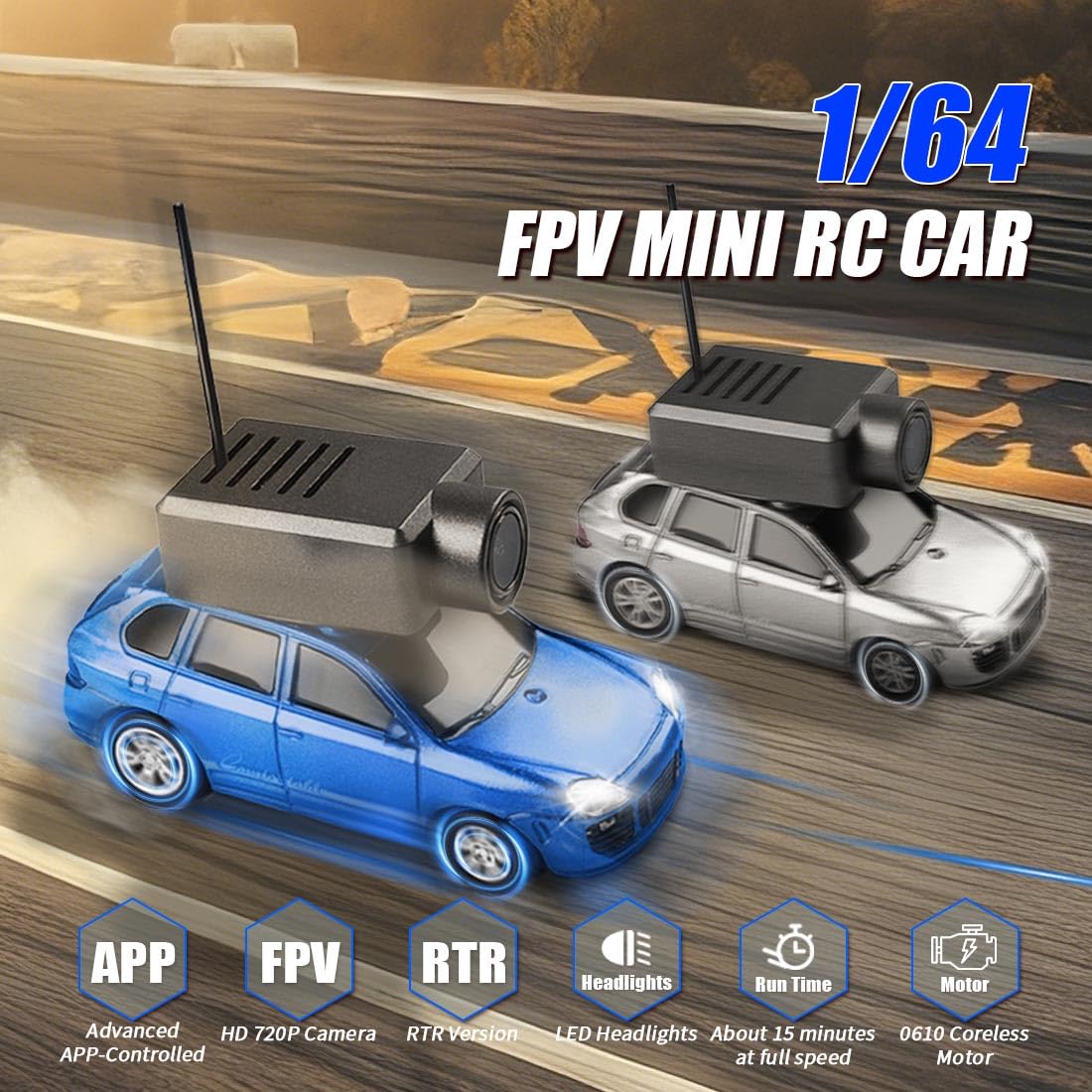 WiFi Camera RC Car with Live Video Streaming | Spy Remote Control Car with HD Camera, Mobile App Control & Rechargeable Battery
