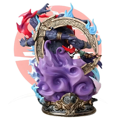 One Piece Roronoa Zoro vs Asura Battle Resin Statue – Premium Anime Collectible Figure with Dragon & Demon Effect | Large PVC Action Figure | Manga & Anime Display Model for Collectors