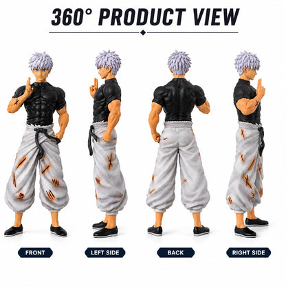 Jujutsu Kaisen Gojo Satoru Action Figure 23CM | Interchangeable Face Version | Anime PVC Collectible Statue | Gojo Figure for Desk, Home & Gifts