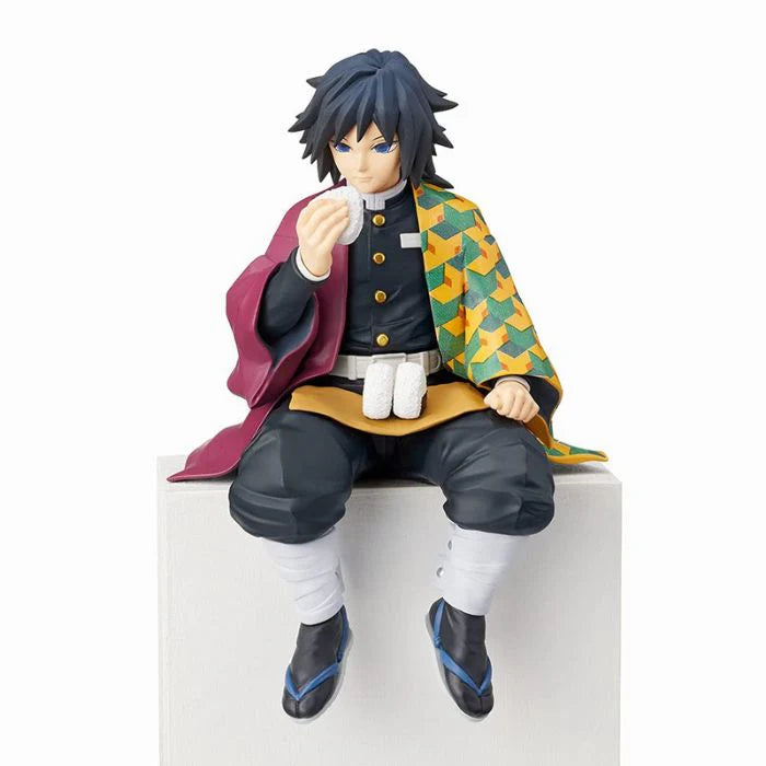 Demon Slayer Giyu Tomioka Sitting Figure – Anime Collectible Statue | Kimetsu no Yaiba Giyu Figurine Desk Decor Toy Gift