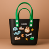 Labubu Kawaii Crocs EVA Bag with Charms – (23*19*13cm)