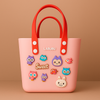 Labubu Kawaii Crocs EVA Bag with Charms – (23*19*13cm)