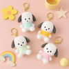 Kawaii Snoopy Plush Keychain – Pastel Edition